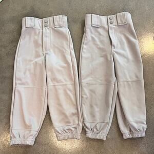 Rawlings gray baseball pants toddler 2XS bundle set